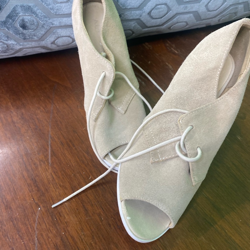 Aldo Tan Lace Up Boots with Minimalist Design